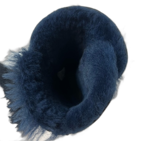 UGG Bailey Button Triplet ll Boot Navy Kids Size 3 - Picture 8 of 9